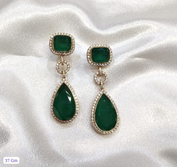 Moissanite Earrings by 925silvercharm