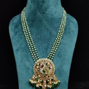 Discover elegance in flight with our 22K Gold Plated 925 Sterling Silver Bird Figure Moissanite Long Necklace by 925silvercharm. Perfect for weddings and festive wear.