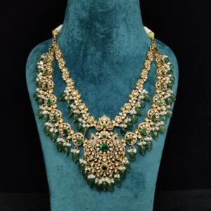 Elegant Two Layered Moissanite Necklace – A Signature Creation by 925silvercharm