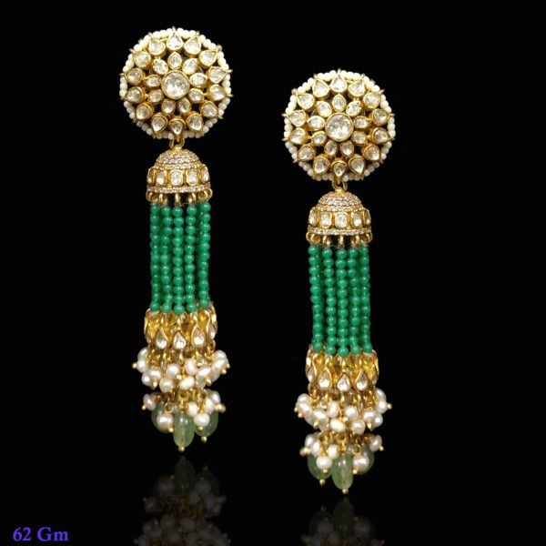 Moissanite Earrings by 925silvercharm