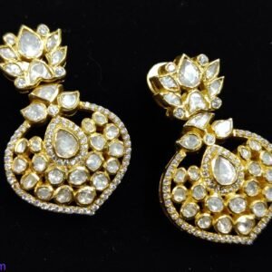 Moissanite Earrings by 925silvercharm