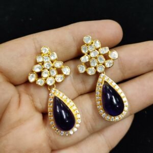 Moissanite Earrings by 925silvercharm