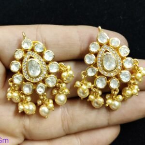 Moissanite Earrings by 925silvercharm
