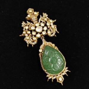 Discover the 22k Gold Plated 925 Sterling Silver Floral Moissanite Pendant by 925silvercharm. Elegant, ethical, and perfect for any occasion. Shop now!