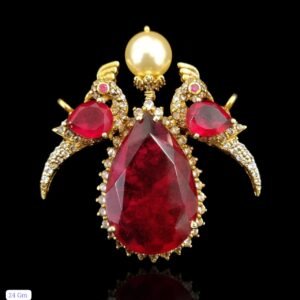Bird Figure Moissanite Pendant by 925silvercharm