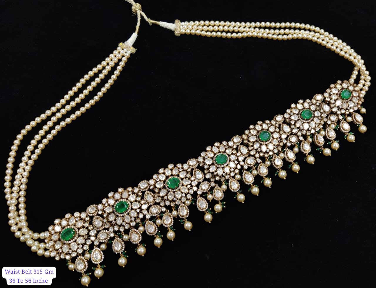 22K Gold Plated 925 Sterling Silver Moissanite Waist Belt for Women | Bridal Kamarbandh | Luxury Wedding Jewelry 22K Gold Plated 925 Sterling Silver Moissanite Waist Belt for Women | Bridal Kamarbandh | Luxury Wedding Jewelry